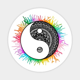 Mandala Yin Yang Magnet